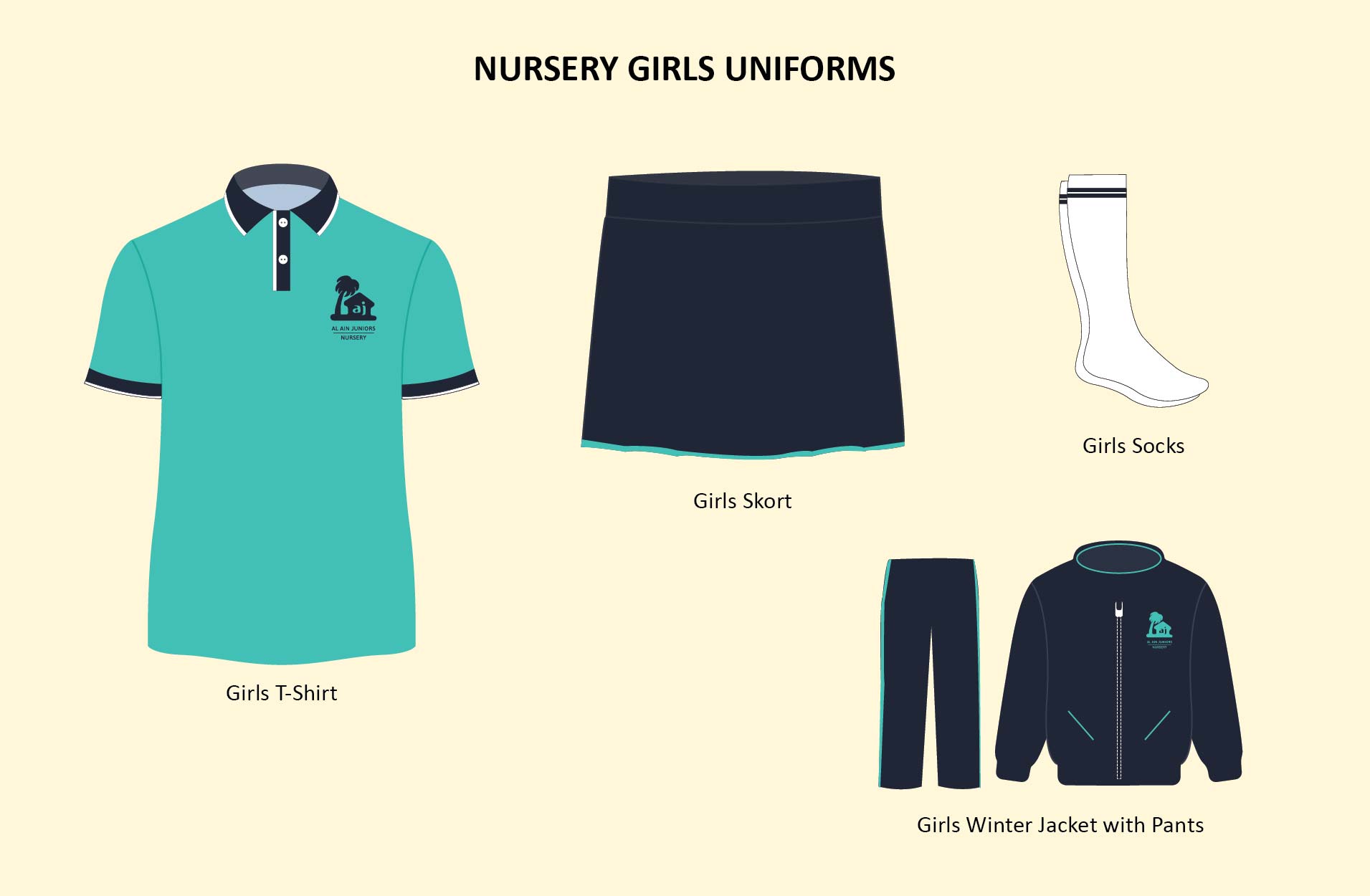 AJ Nursery Uniform Girls