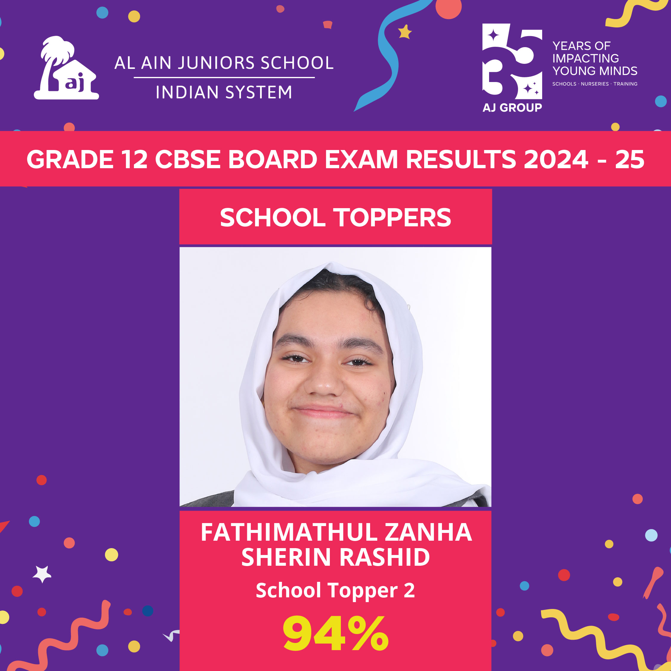 AJS CBSE Results 2025 02
