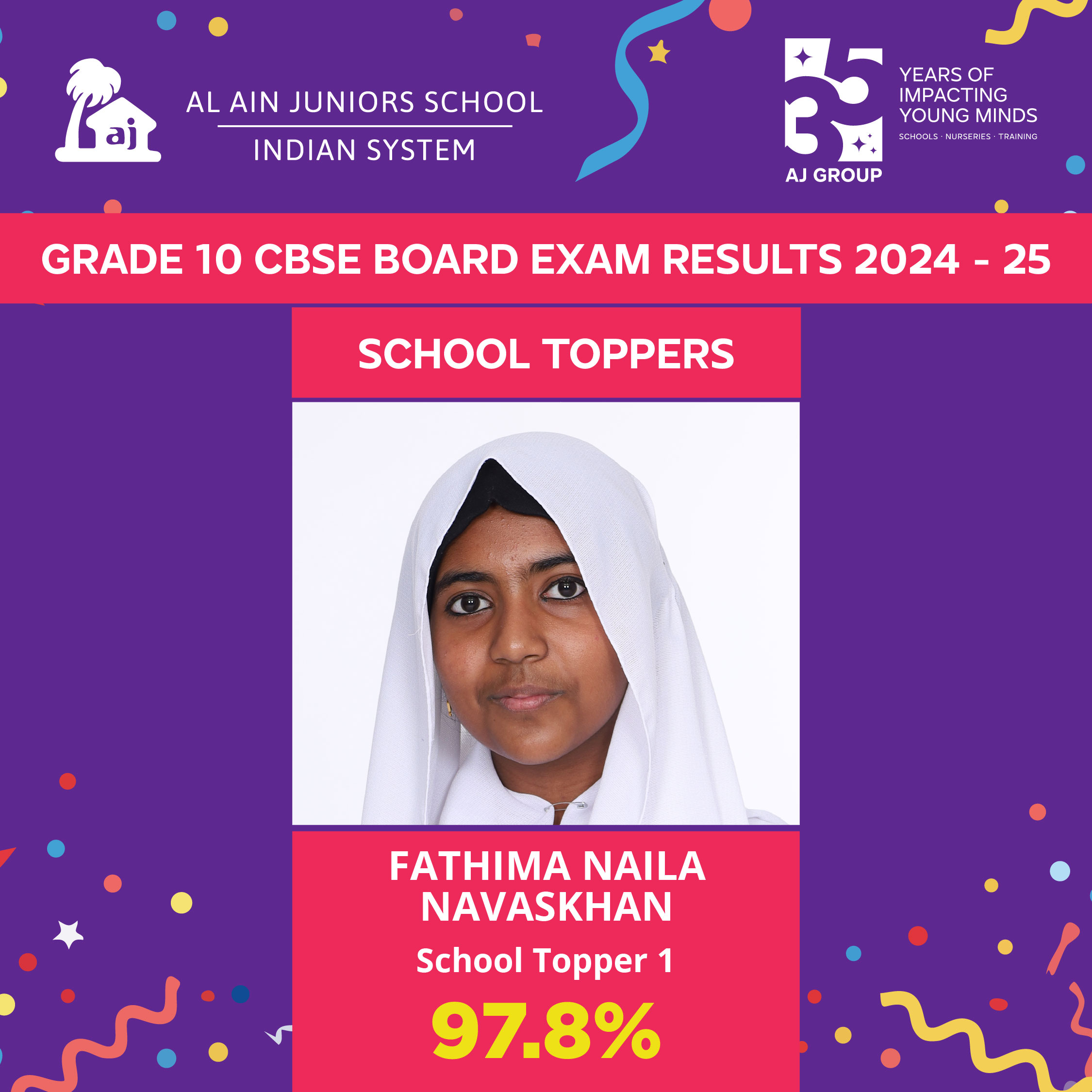 AJS CBSE Results 2025 06