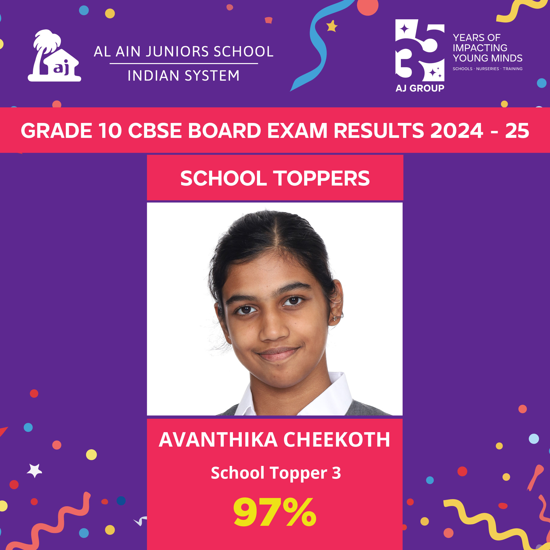 AJS CBSE Results 2025 09