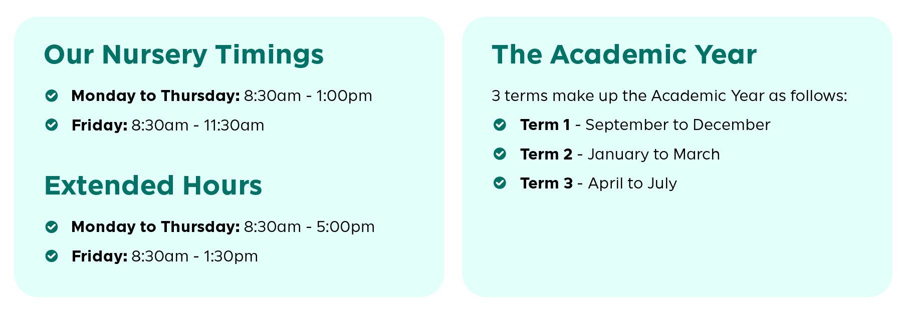 Nursery Website Timings 02